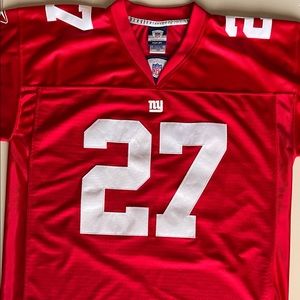 NY Giants Brandon Jacobs 27 Jersey Authentic Reebok Stitched Football Large Men